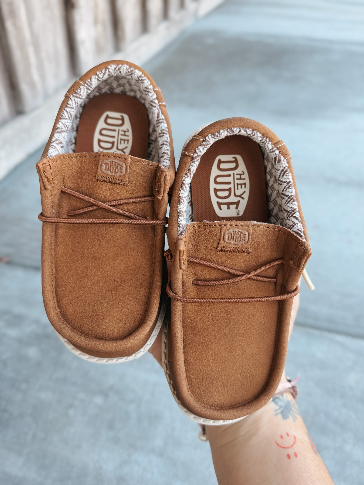 Hey Dude Wally Youth in Classic Tan