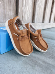 Hey Dude Wally Youth in Classic Tan