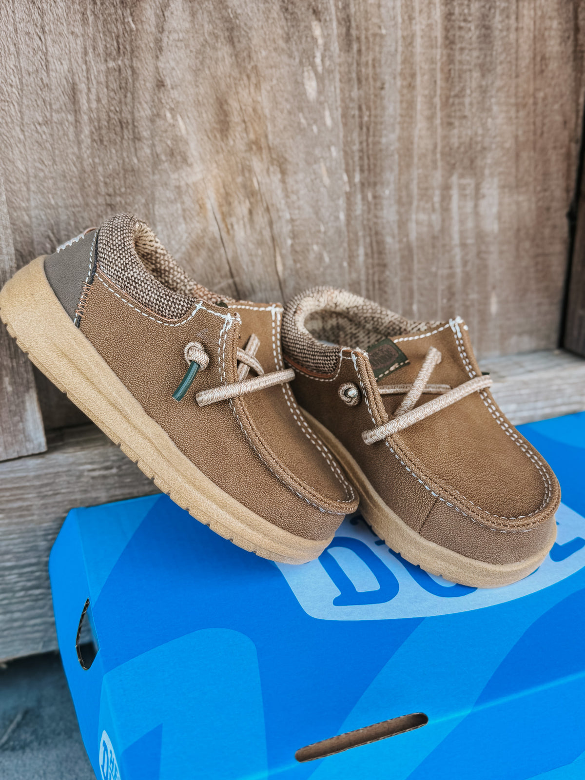 Hey Dude Toddler Paul Classic in Nut (Sizes C5-C10)