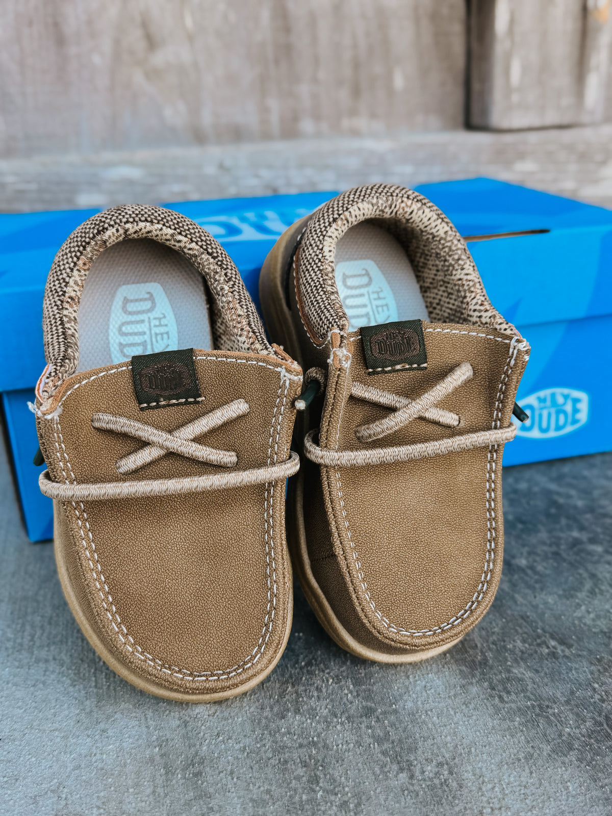 Hey Dude Toddler Paul Classic in Nut (Sizes C5-C10)