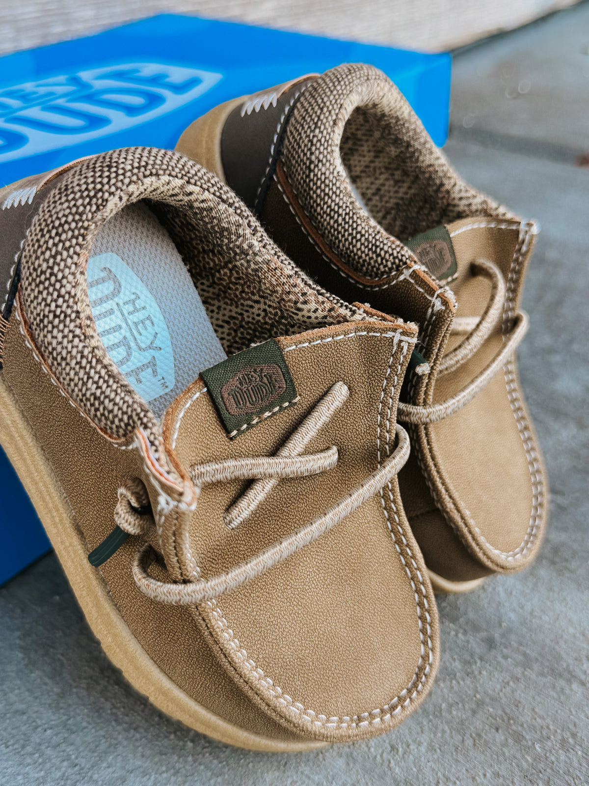 Hey Dude Toddler Paul Classic in Nut (Sizes C5-C10)