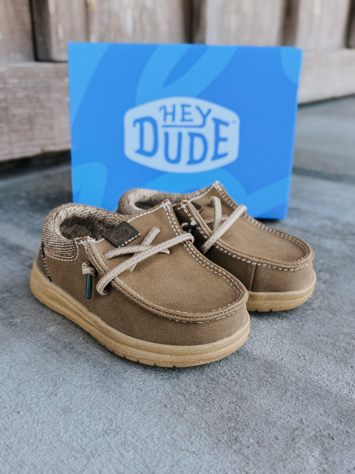 Hey Dude Toddler Paul Classic in Nut (Sizes C5-C10)