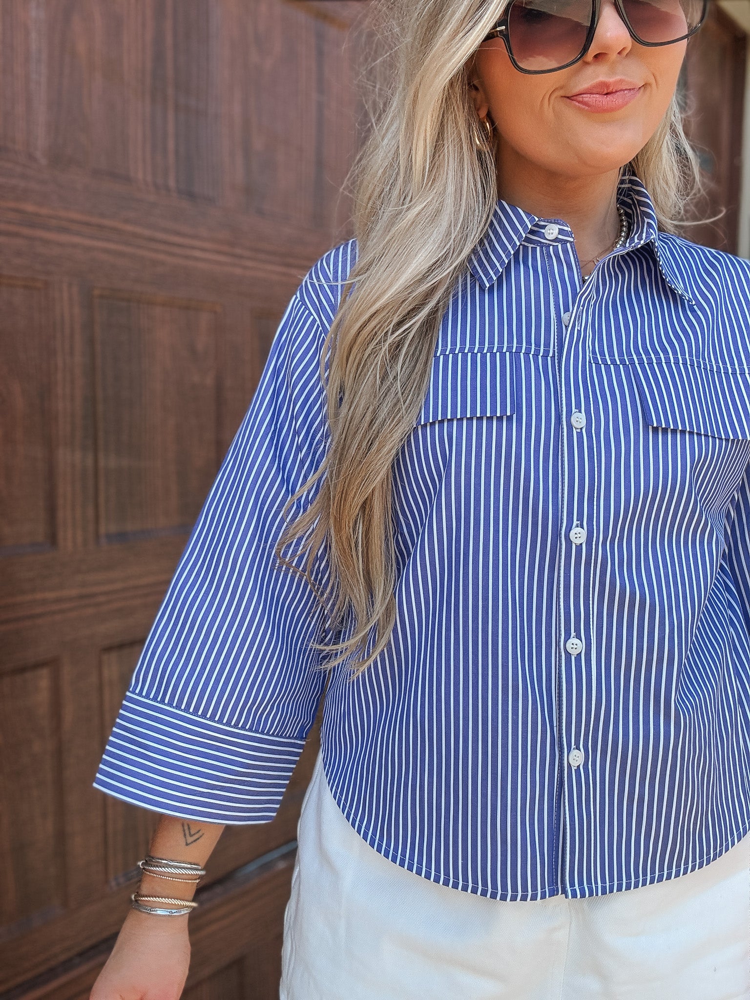 Neatly Noted Stripe Top