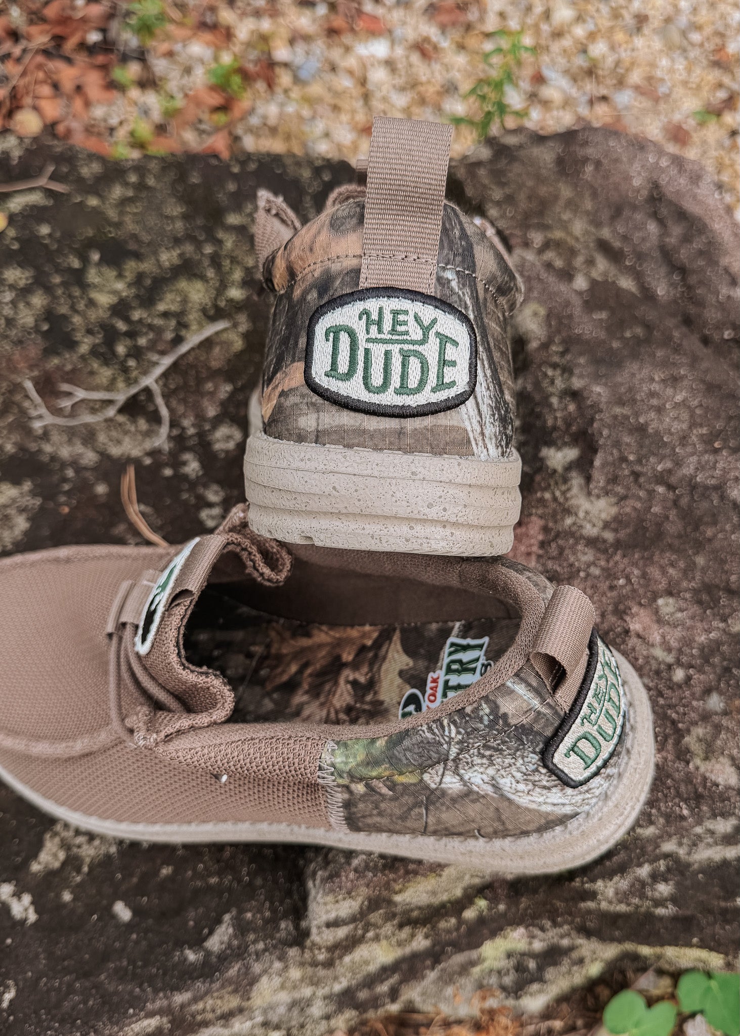 SLOPPY カモフラ柄 ポインテッドトゥ ミュール Hey Dude | Men's Mossy Oak Country Roots Wally Funk – Boot Country