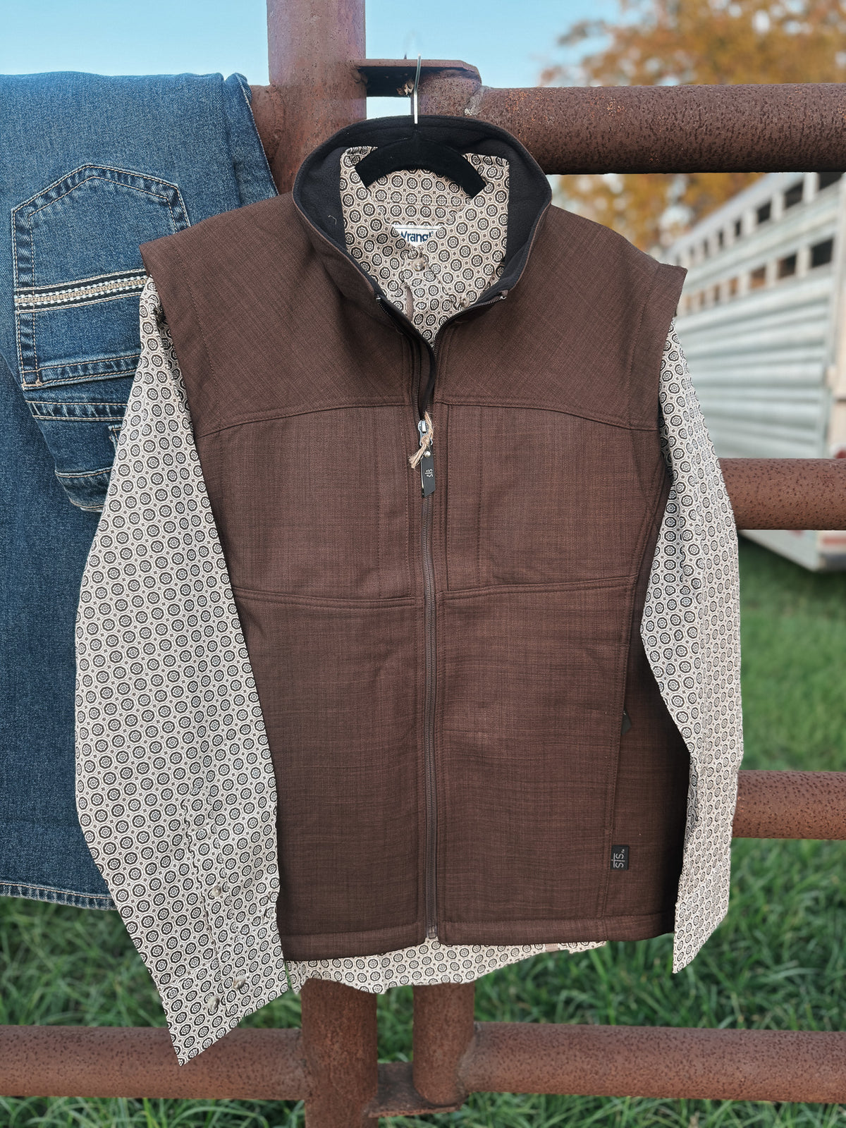 STS Ranchwear | Weston Vest in Chocolate