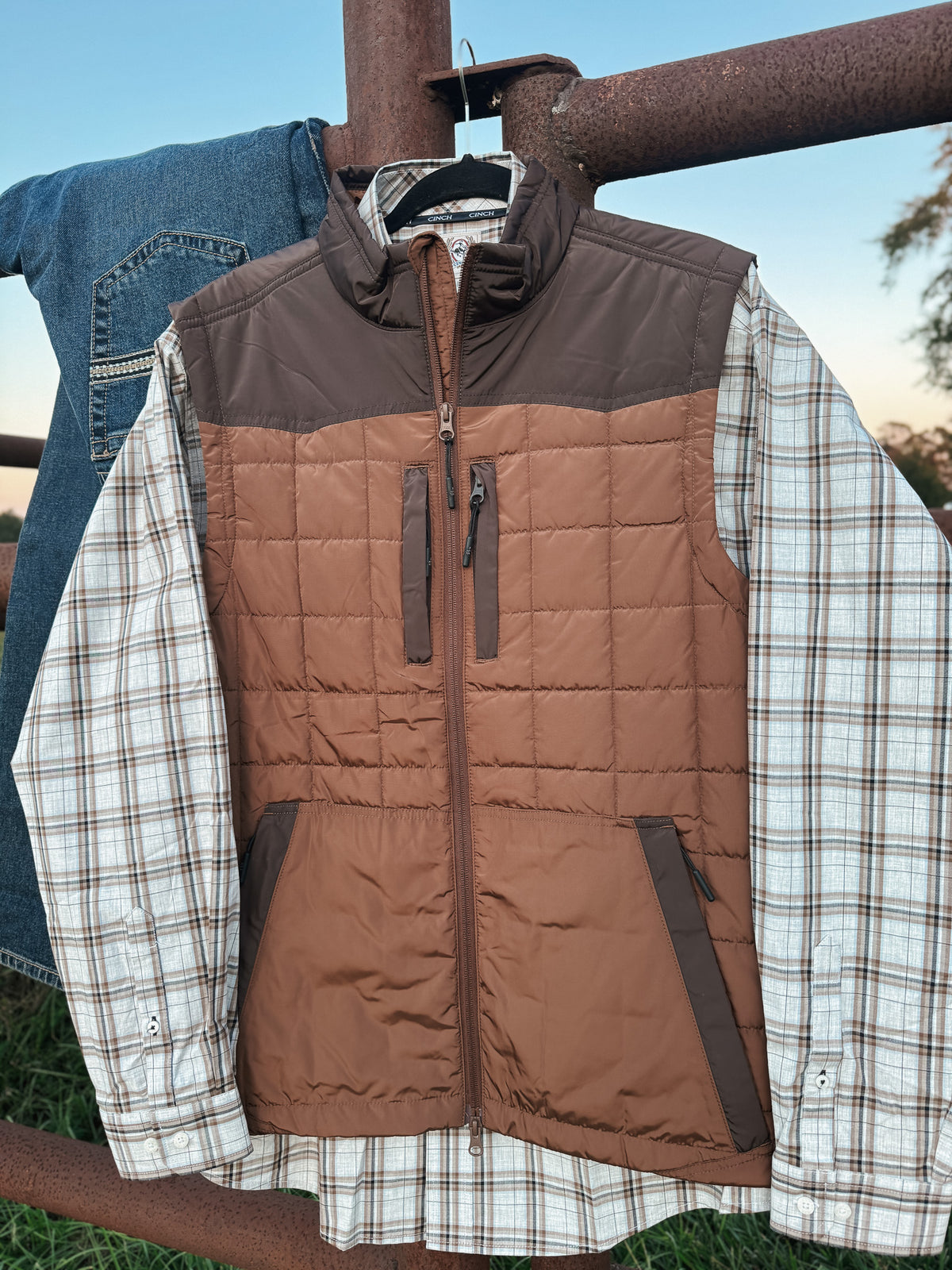 STS Ranchwear | Ogden Vest in Brown