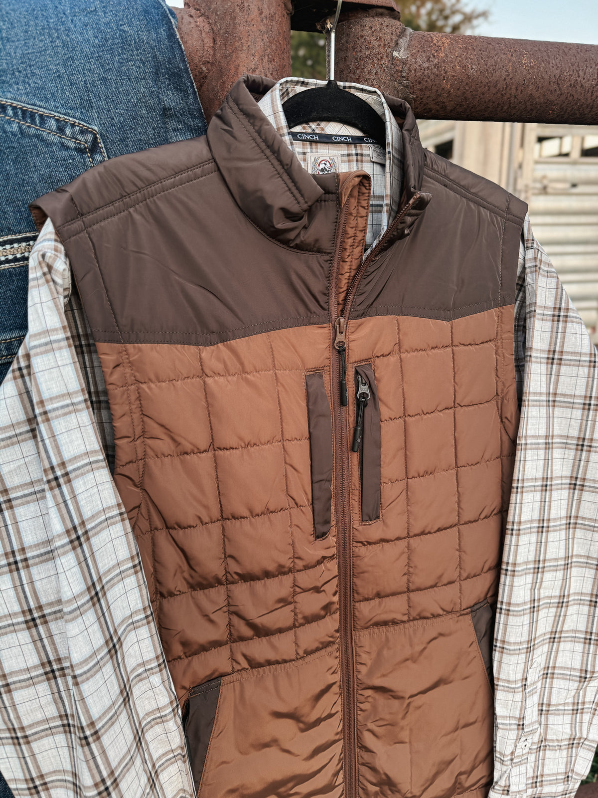 STS Ranchwear | Ogden Vest in Brown