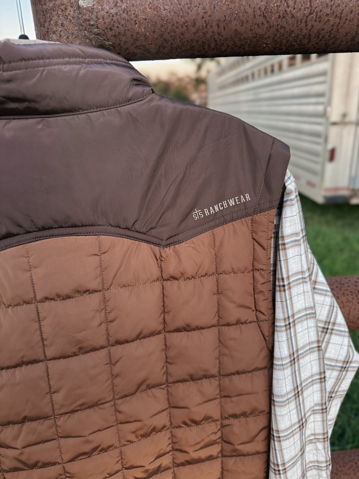 STS Ranchwear | Ogden Vest in Brown