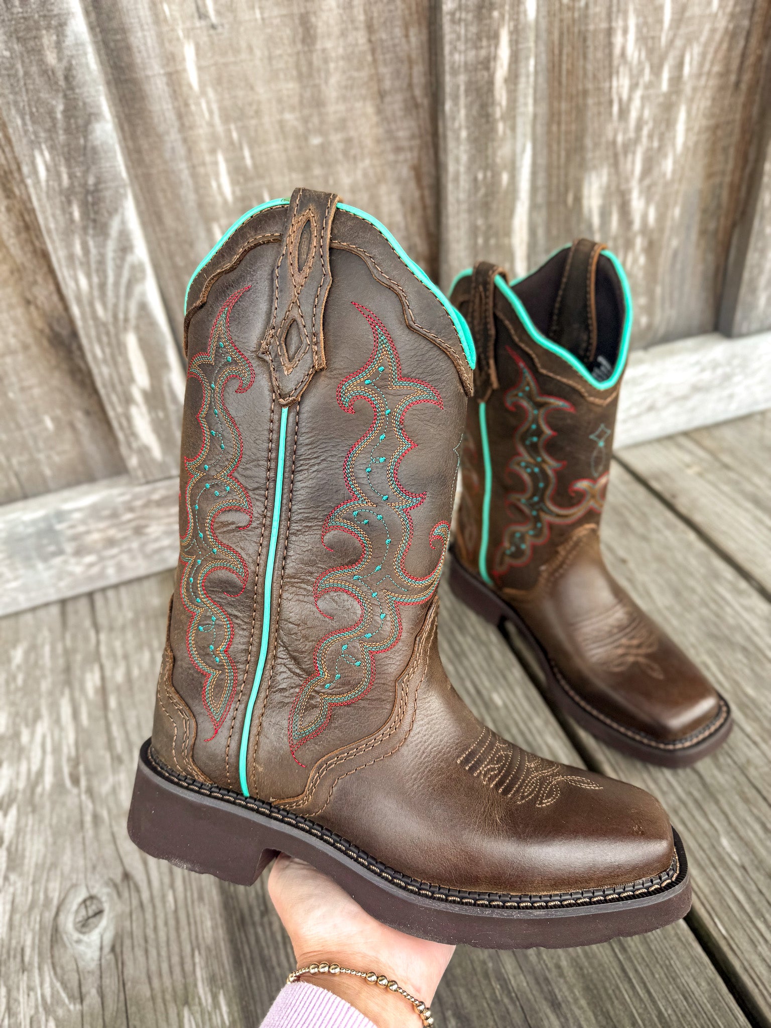 BOTAS JUSTIN PARA MUJER - RAYA - TAN 