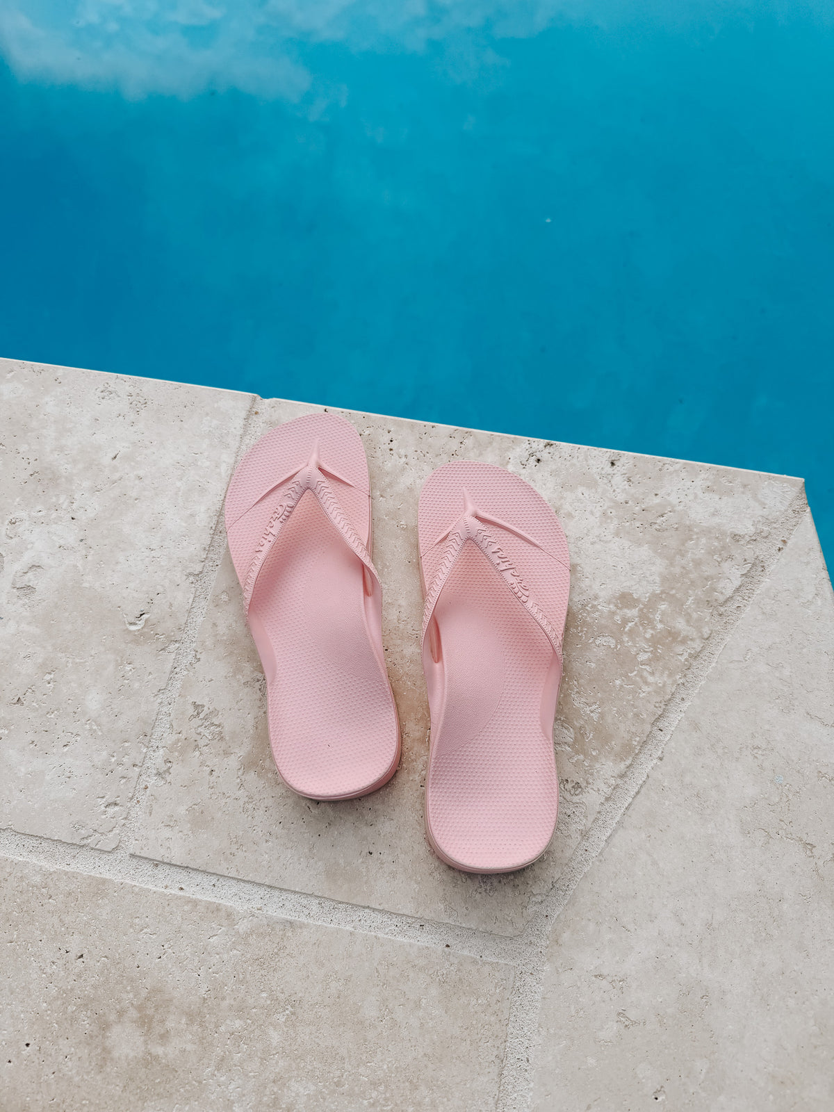 Archies Unisex Arch Support Flip Flops - Pink