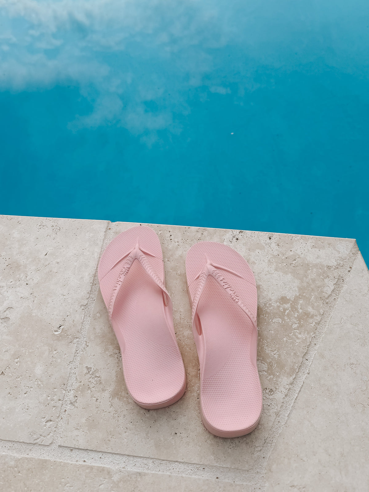 Archies Unisex Arch Support Flip Flops - Pink