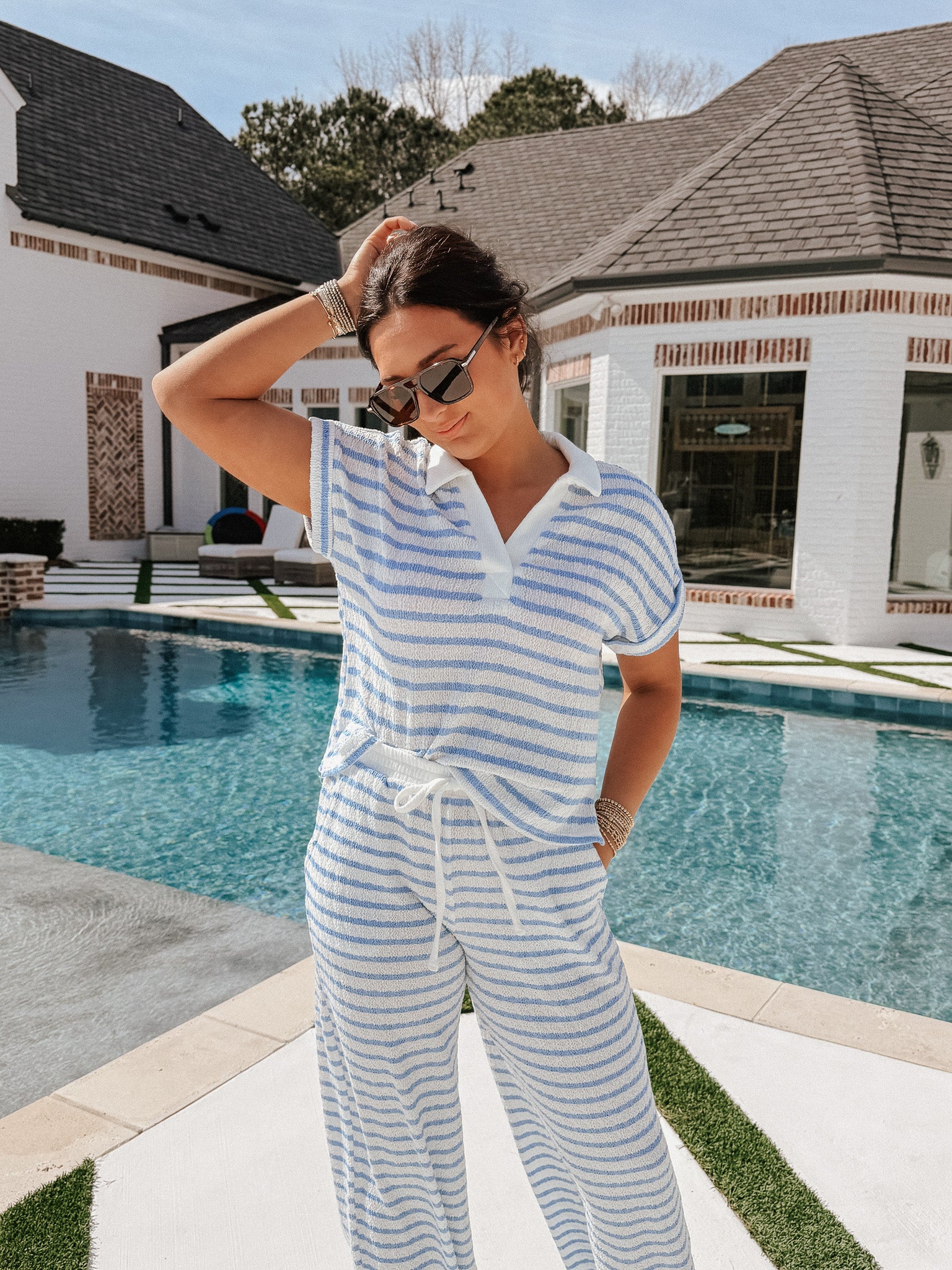 Beach House Brunch Set in Blue