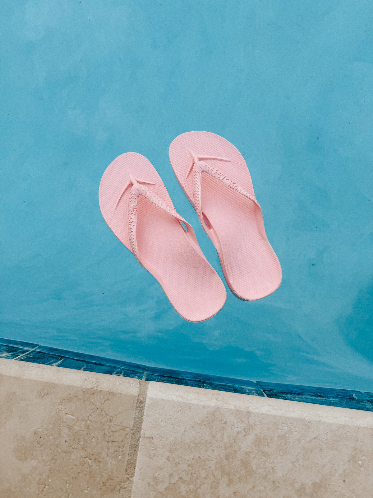 Archies Unisex Arch Support Flip Flops - Pink