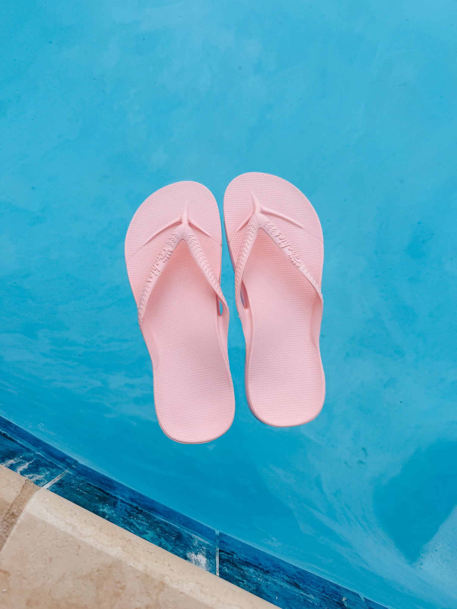 Archies Unisex Arch Support Flip Flops - Pink