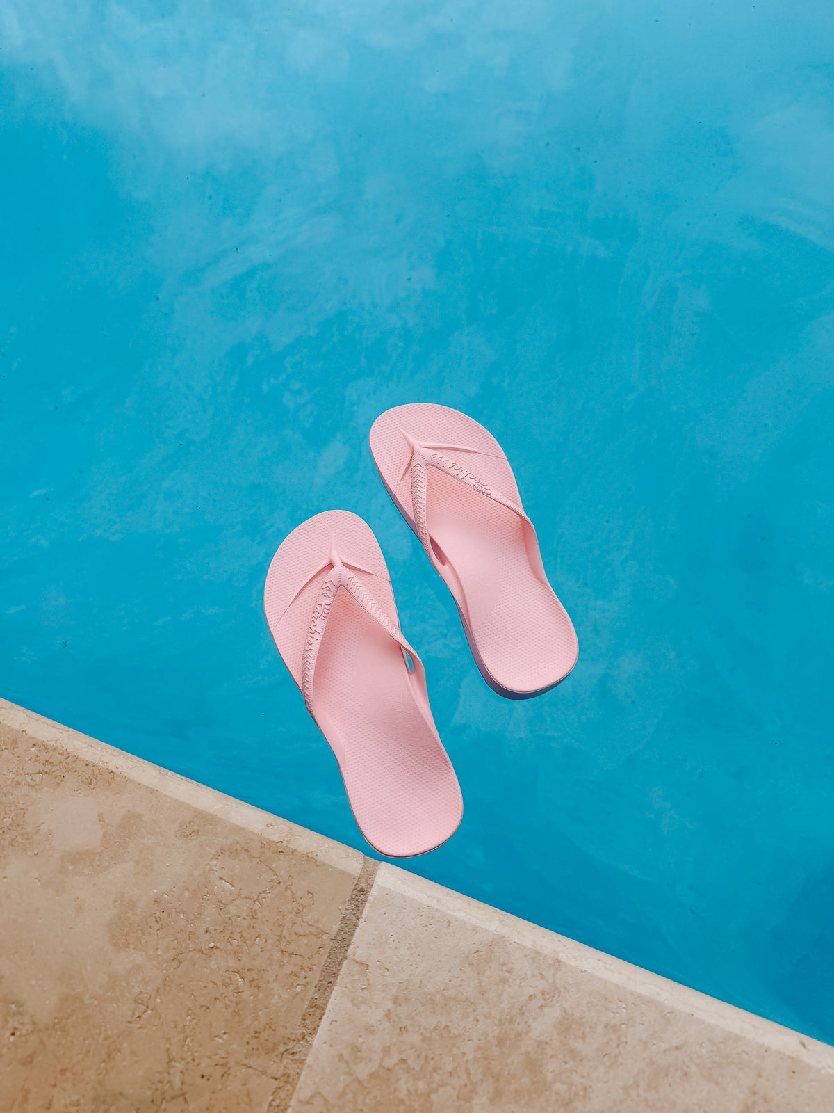 Archies Unisex Arch Support Flip Flops - Pink
