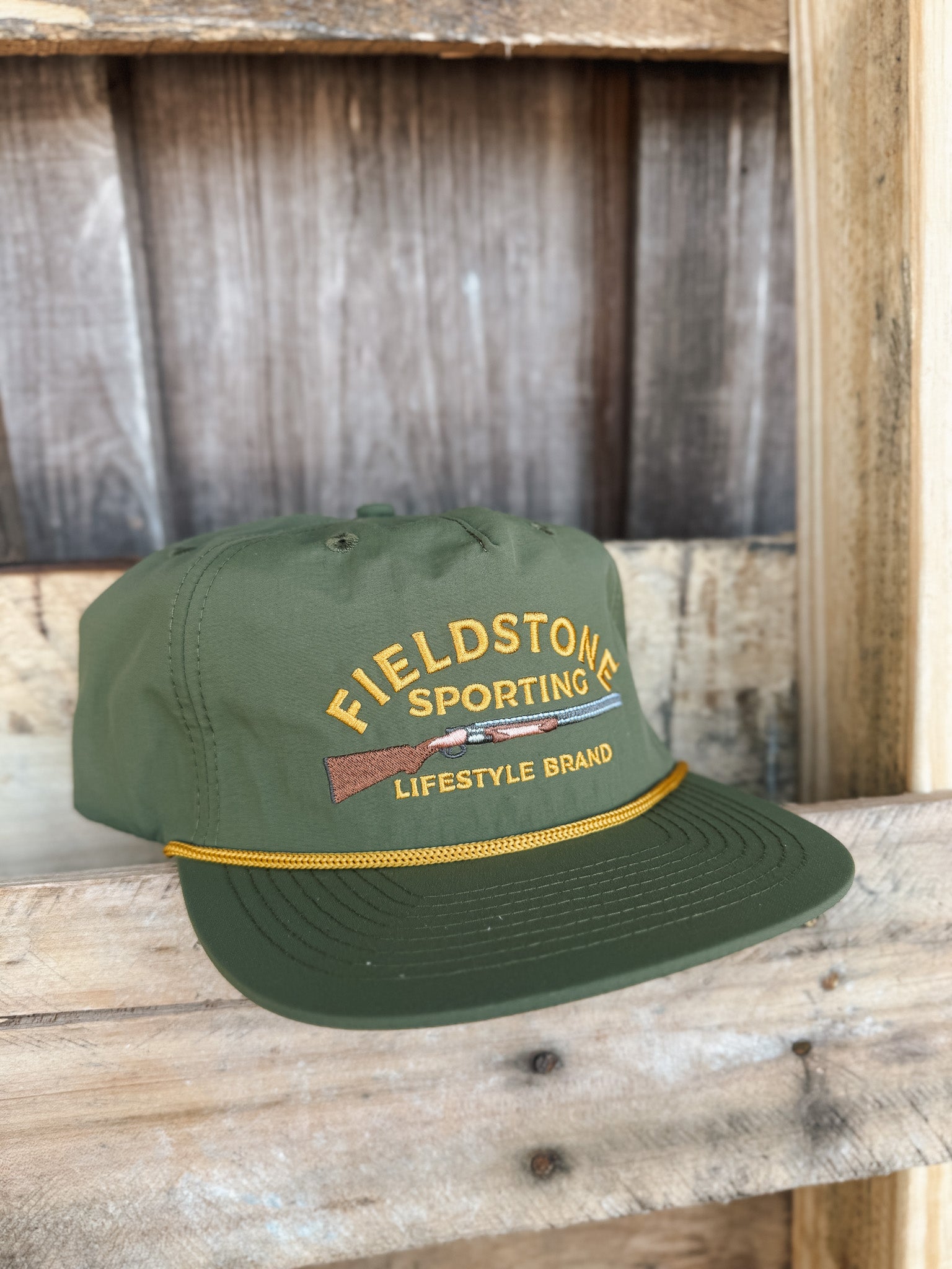 Fieldstone Shotgun Logo Rope Hat