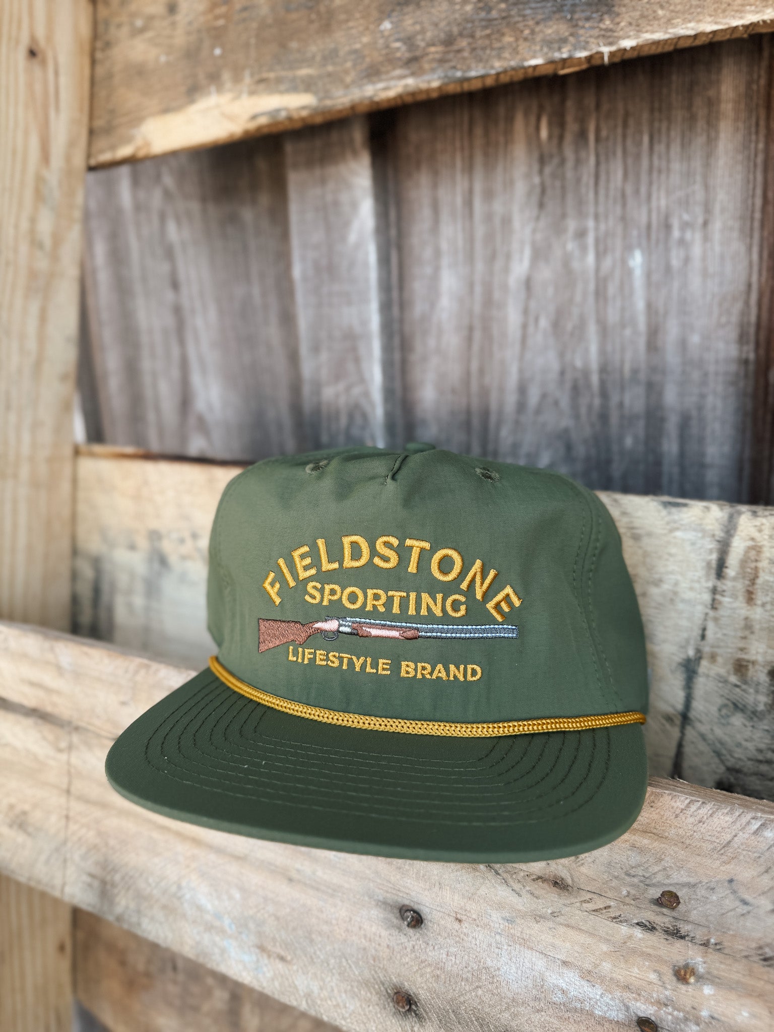 Fieldstone Shotgun Logo Rope Hat