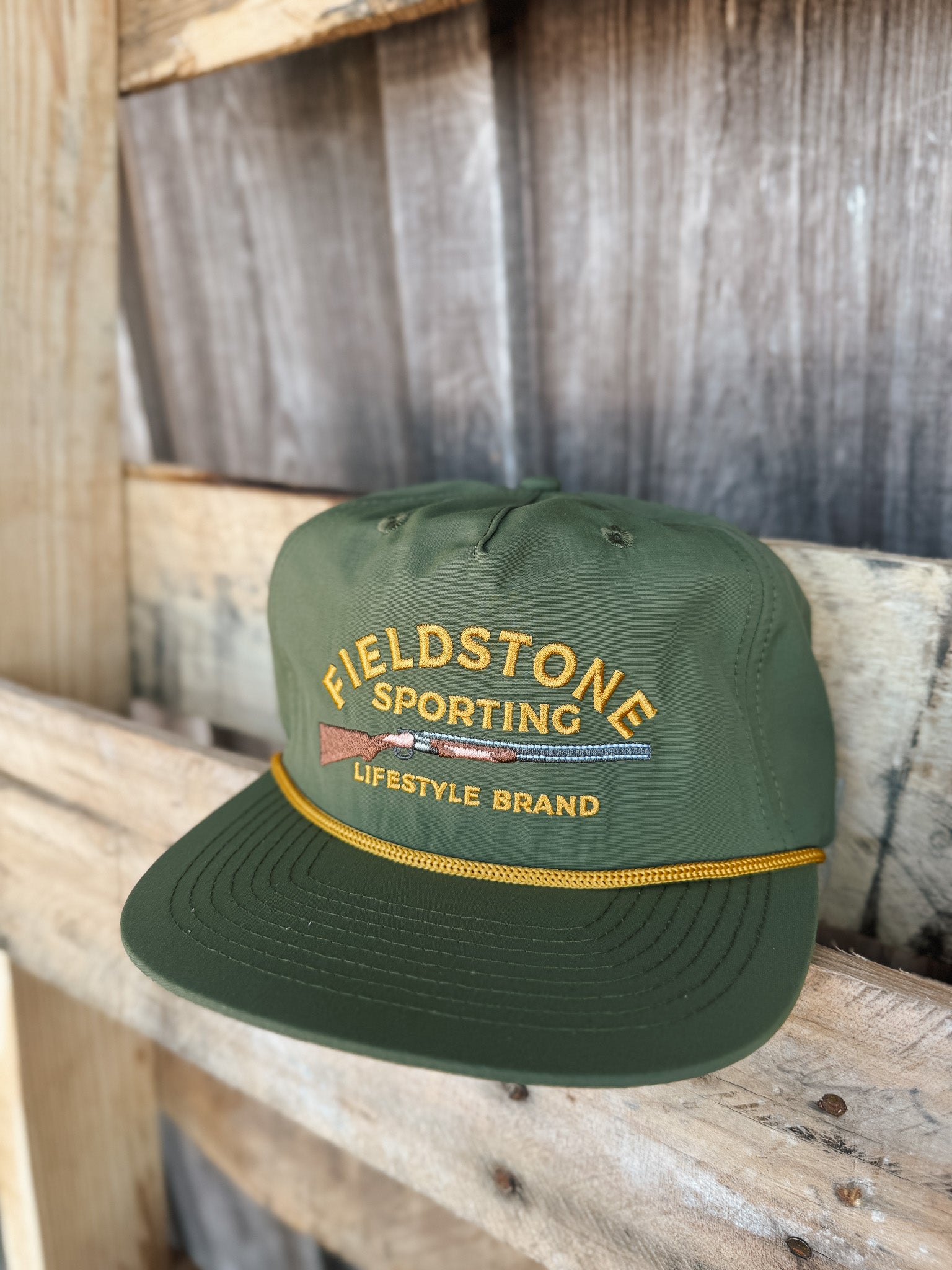 Fieldstone Shotgun Logo Rope Hat