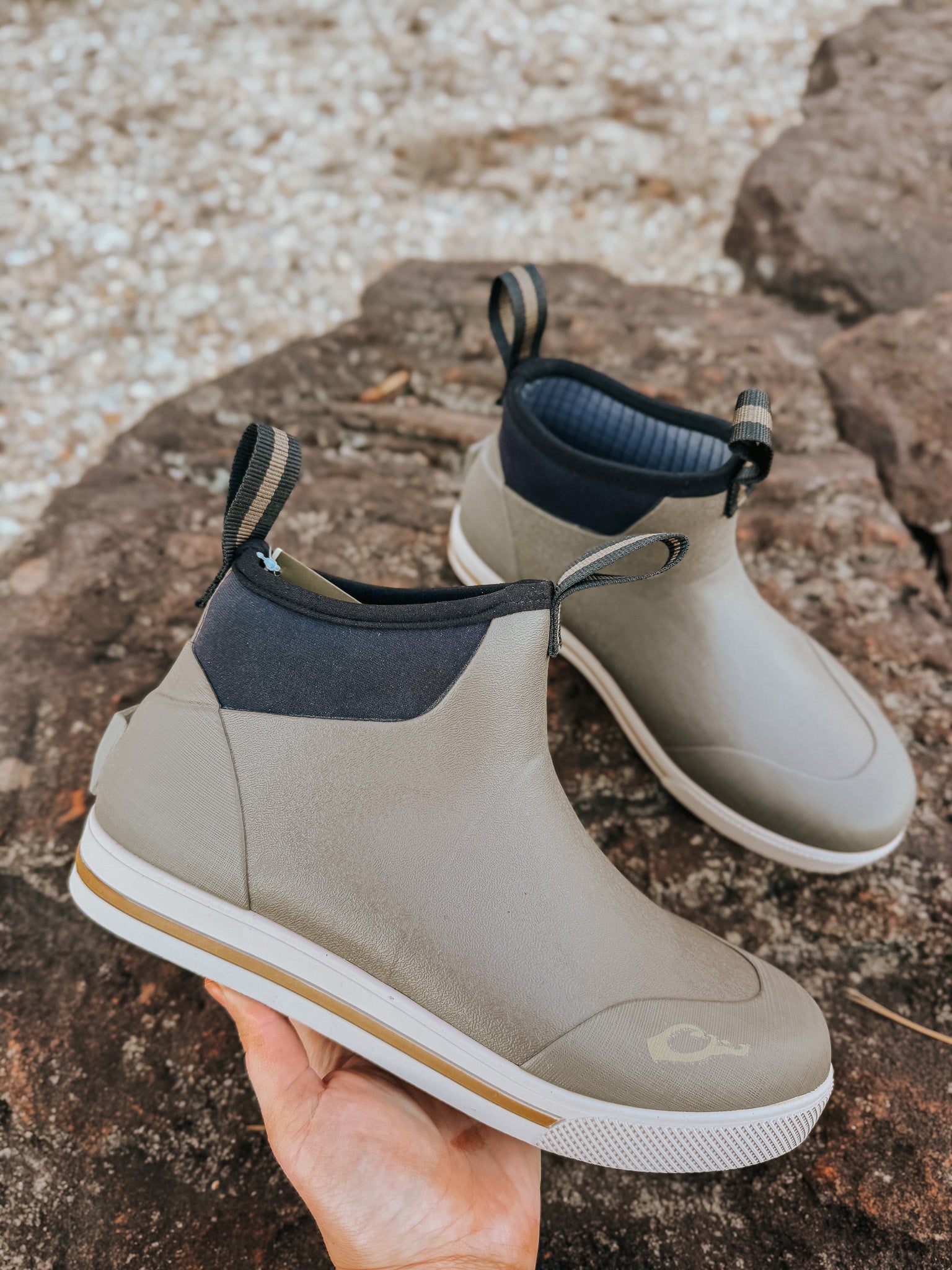 Men's Drake Camp Deck Boot in Mud Brown