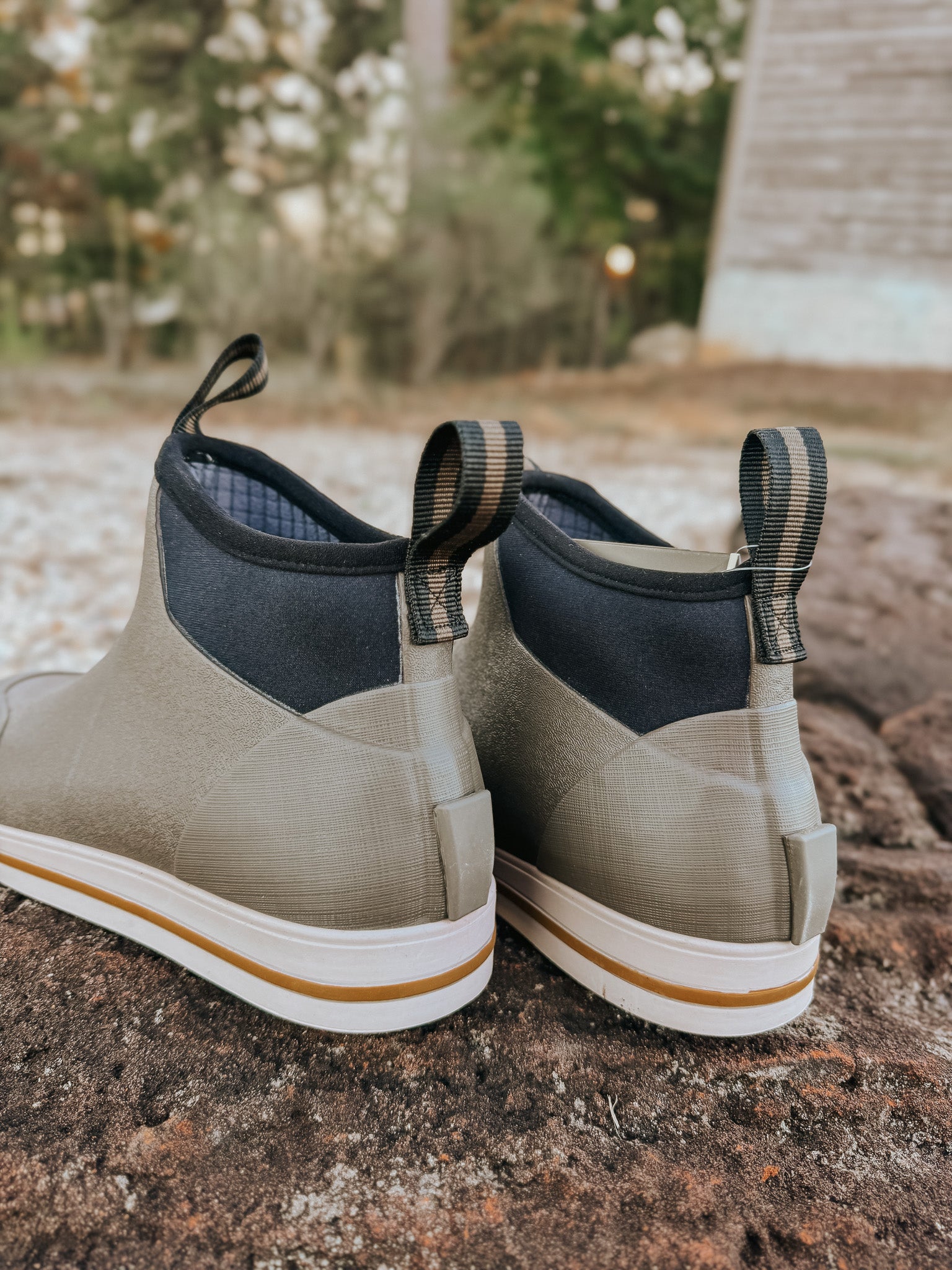 Men's Drake Camp Deck Boot in Mud Brown