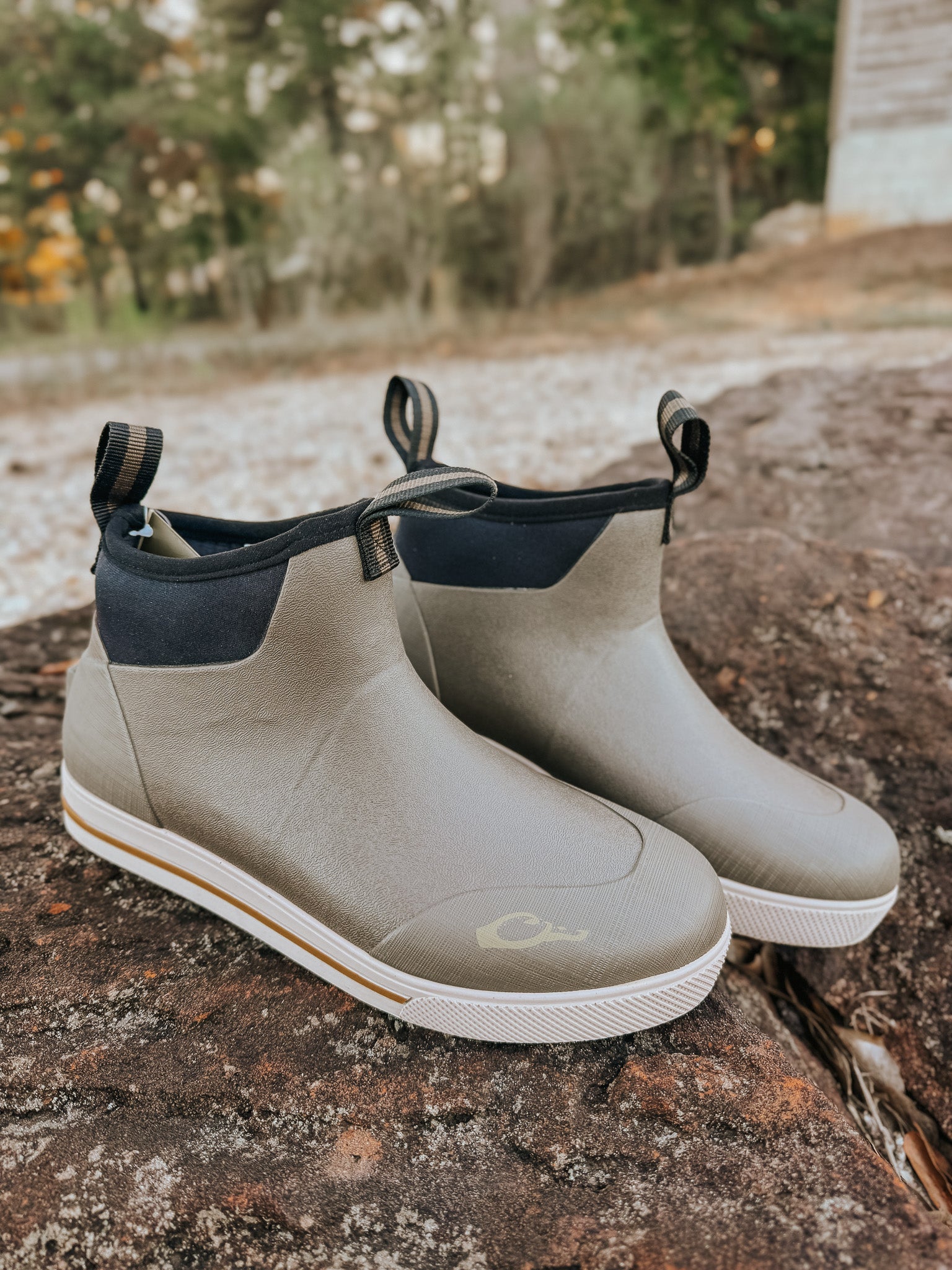 Men's Drake Camp Deck Boot in Mud Brown