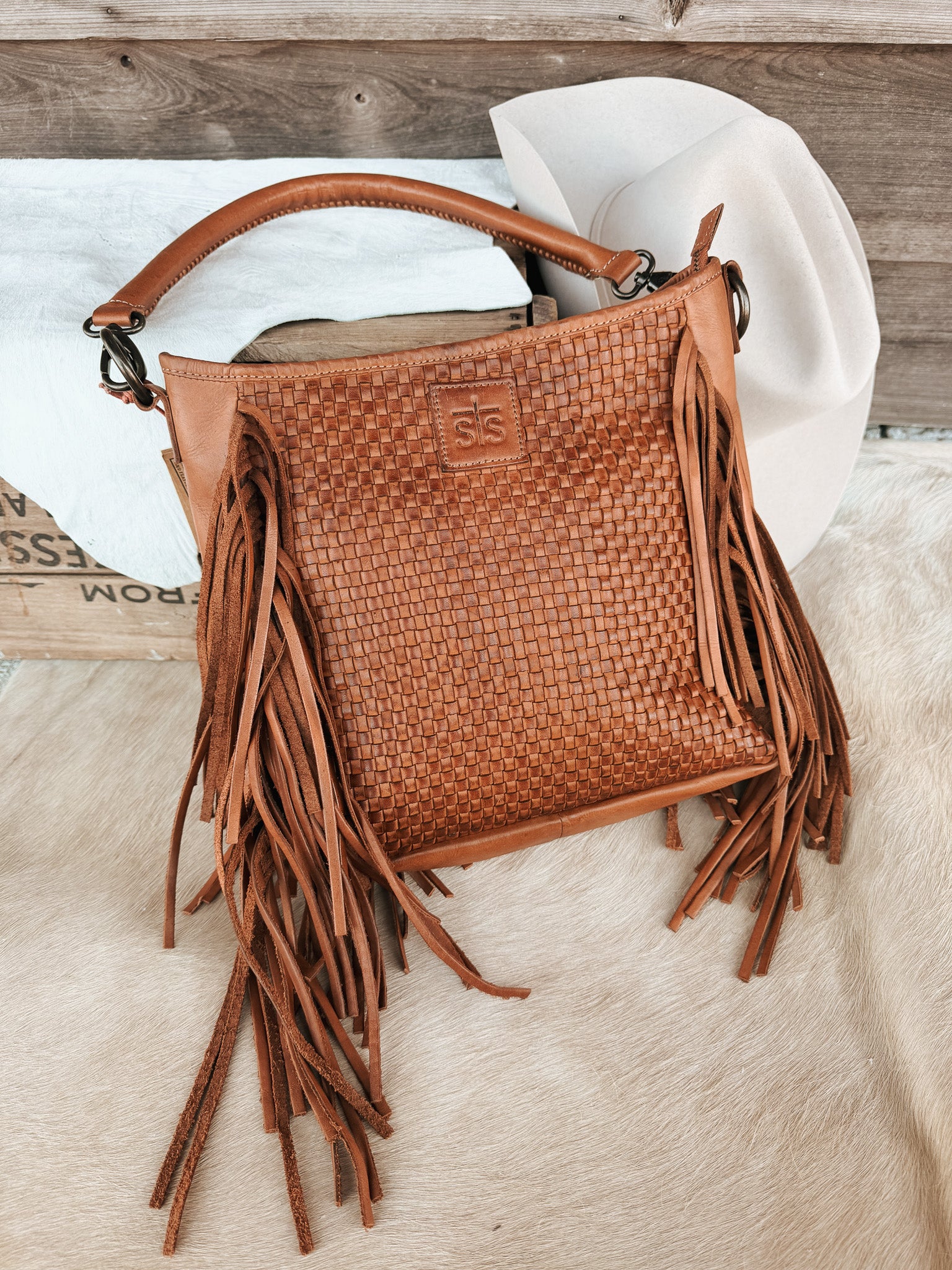 STS Sweetgrass Tess Fringe Purse