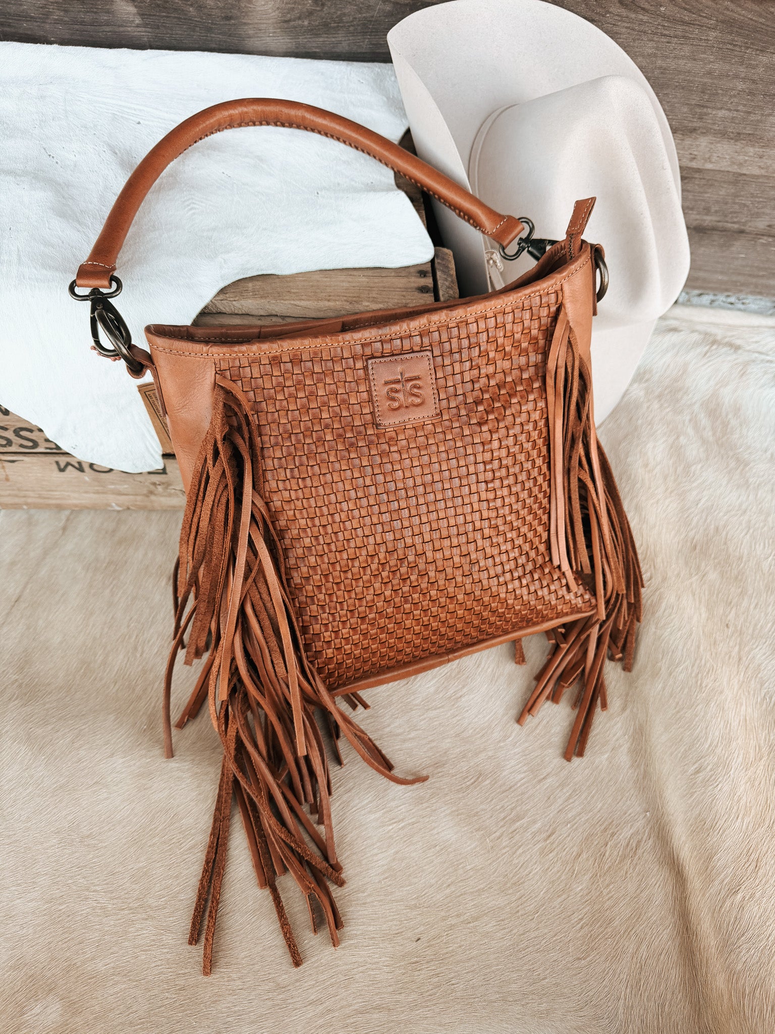 STS Sweetgrass Tess Fringe Purse