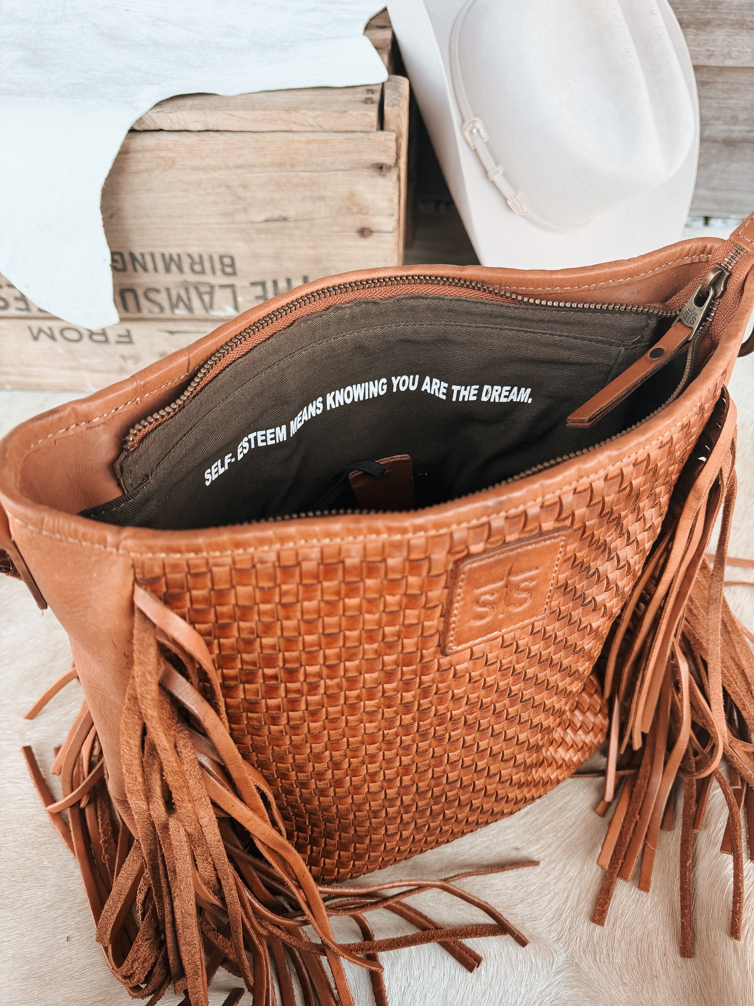 STS Sweetgrass Tess Fringe Purse
