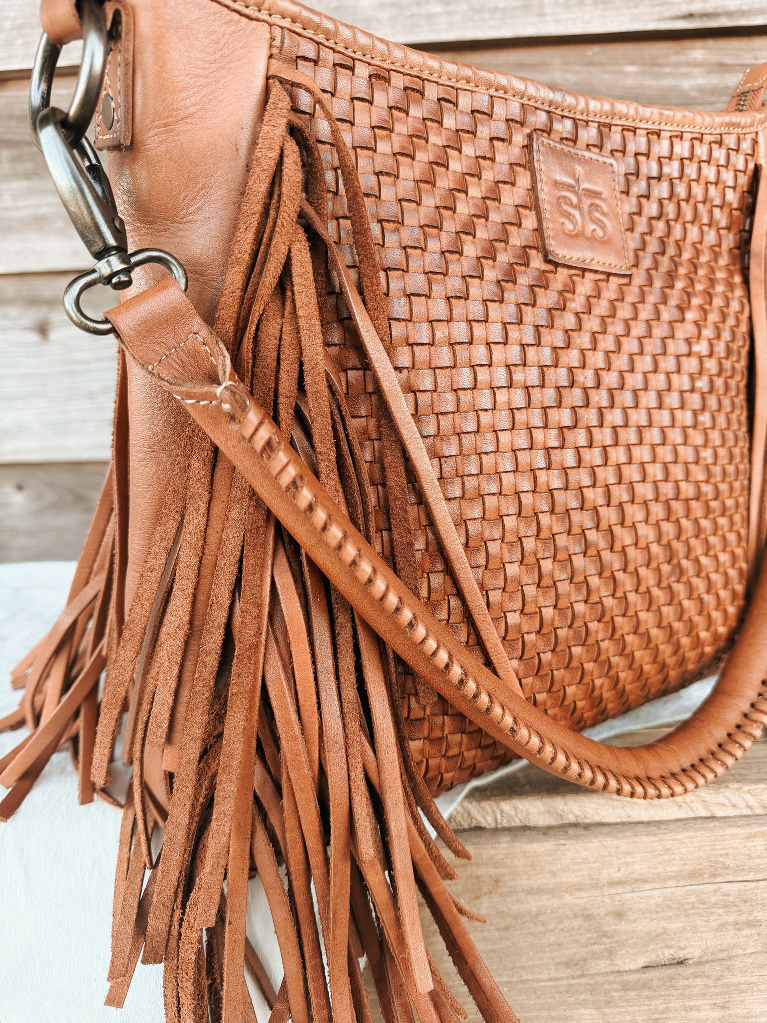 STS Sweetgrass Tess Fringe Purse