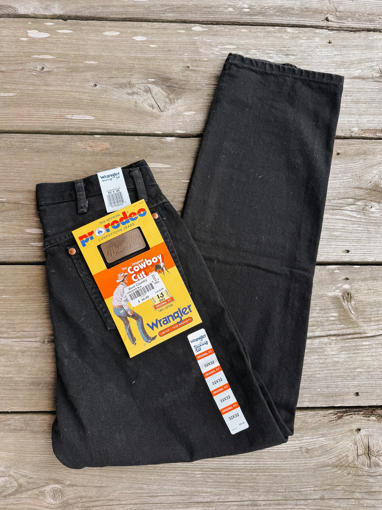 Men's Wrangler Cowboy Cut® Original Fit Jean in Black