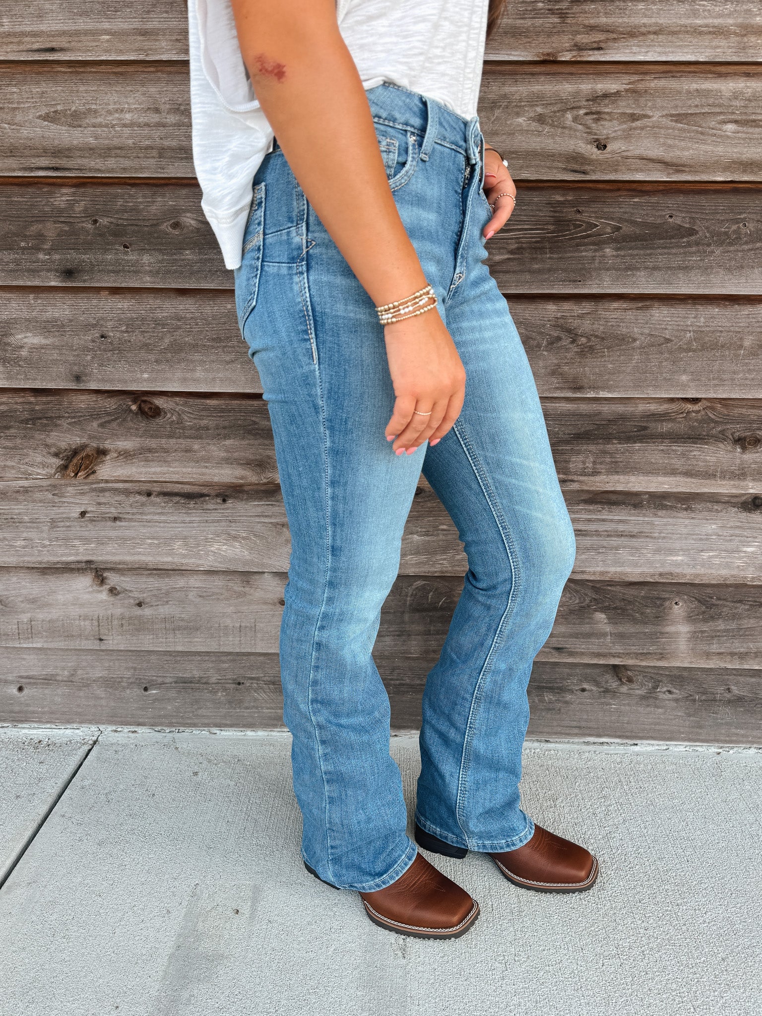 Women's Ariat High Rise Rowyn Boot Cut Jeans