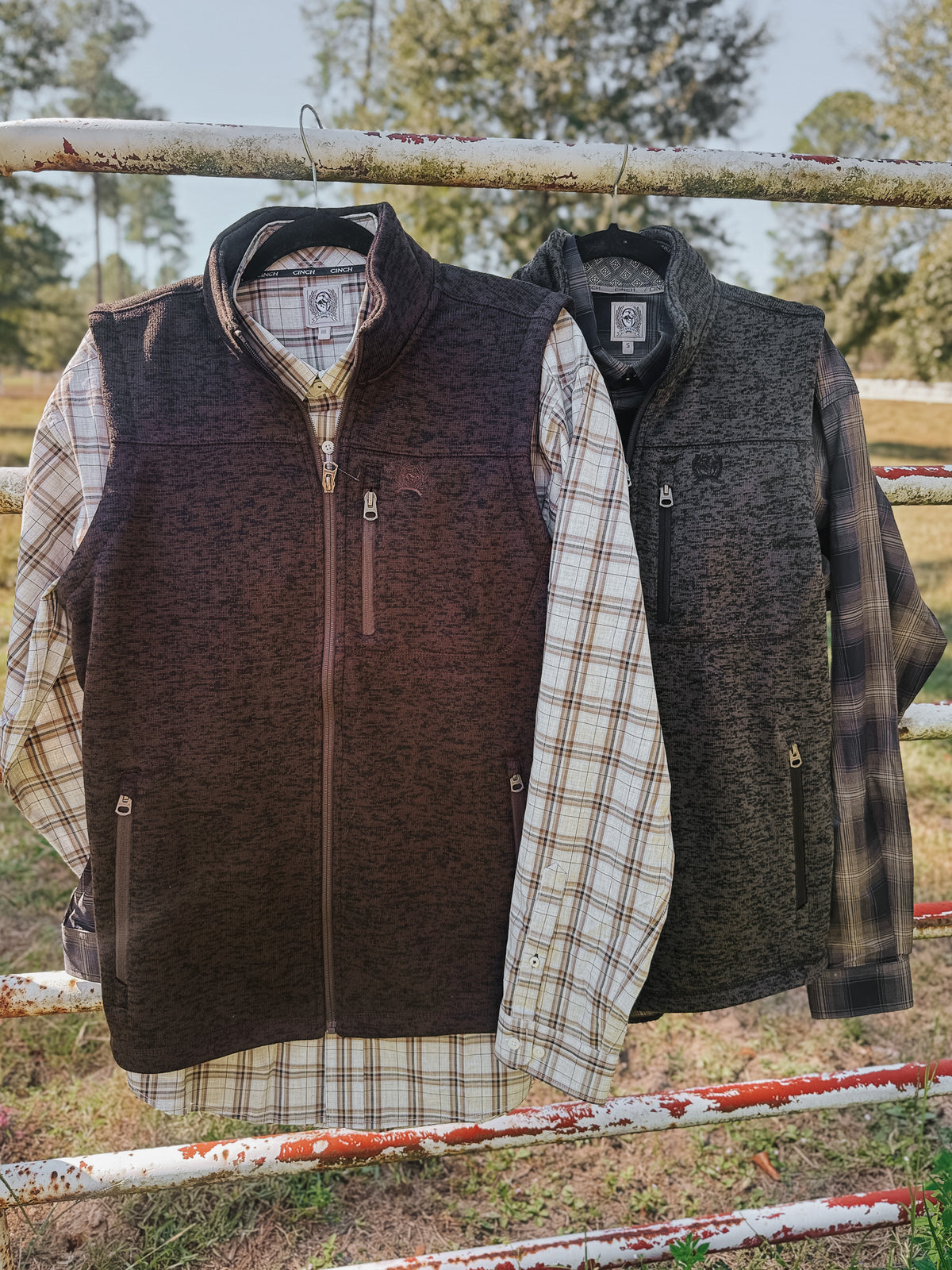 Cinch | Men Sweater Vest in Brown