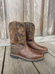 Men's Justin Driller Square Steel Toe Work Boots