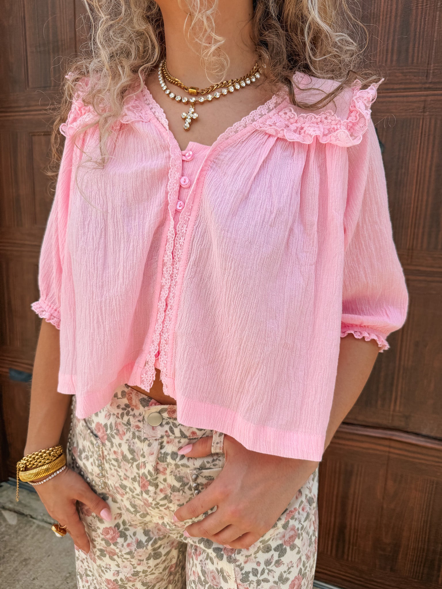 Timeless Classic Top in Pink