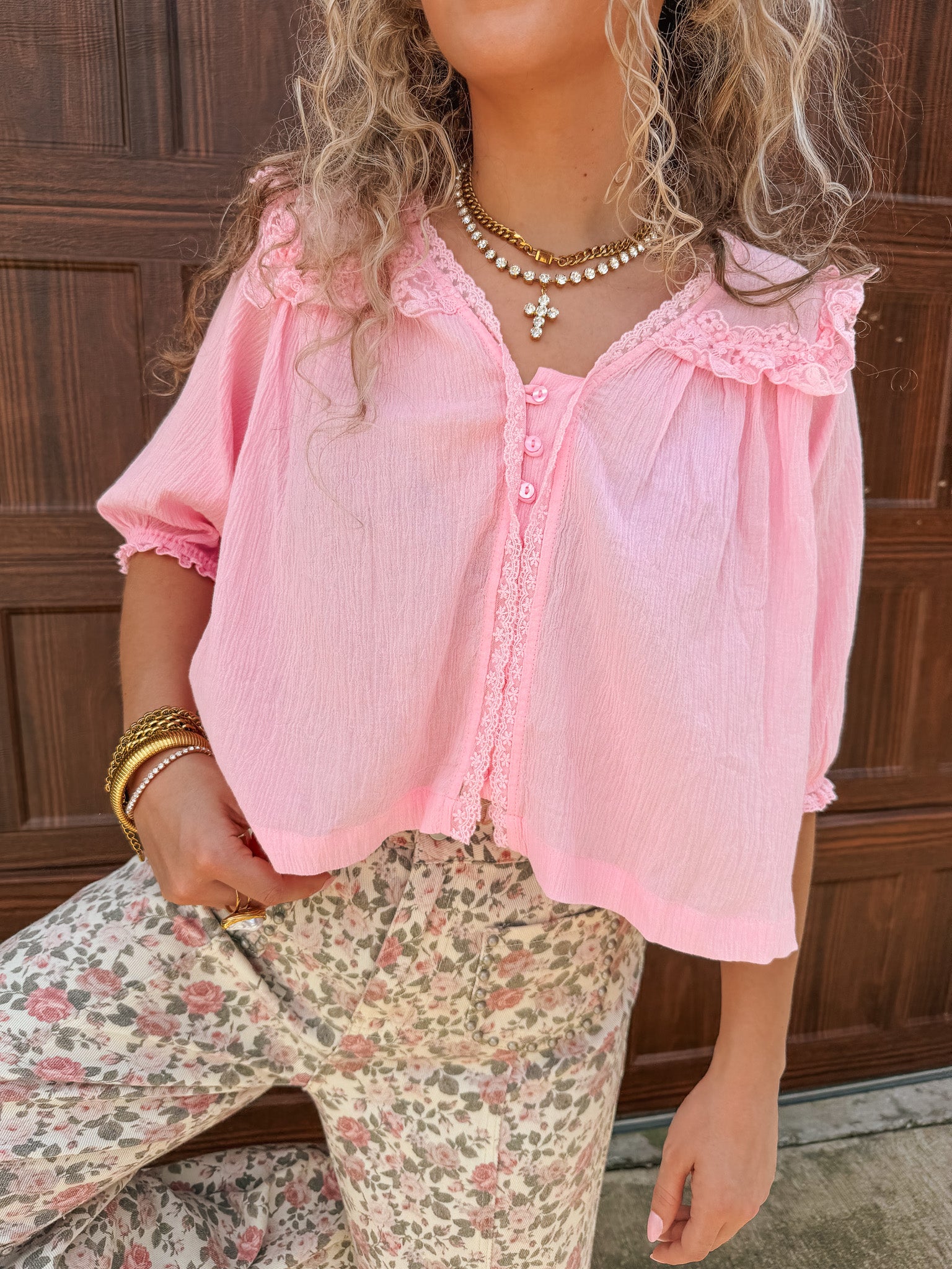 Timeless Classic Top in Pink