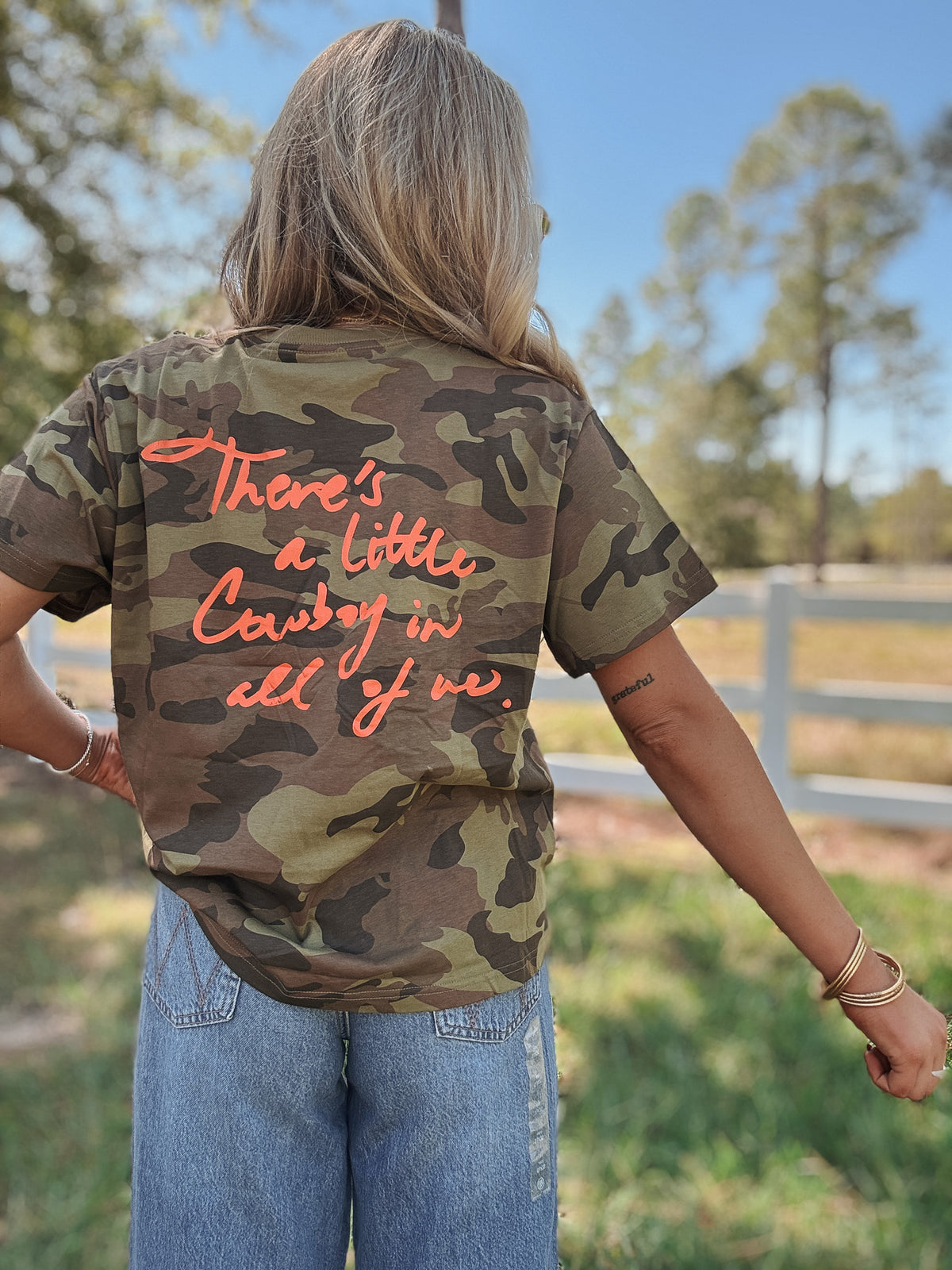 Wrangler | Cowboy Camo Girlfriend Tee