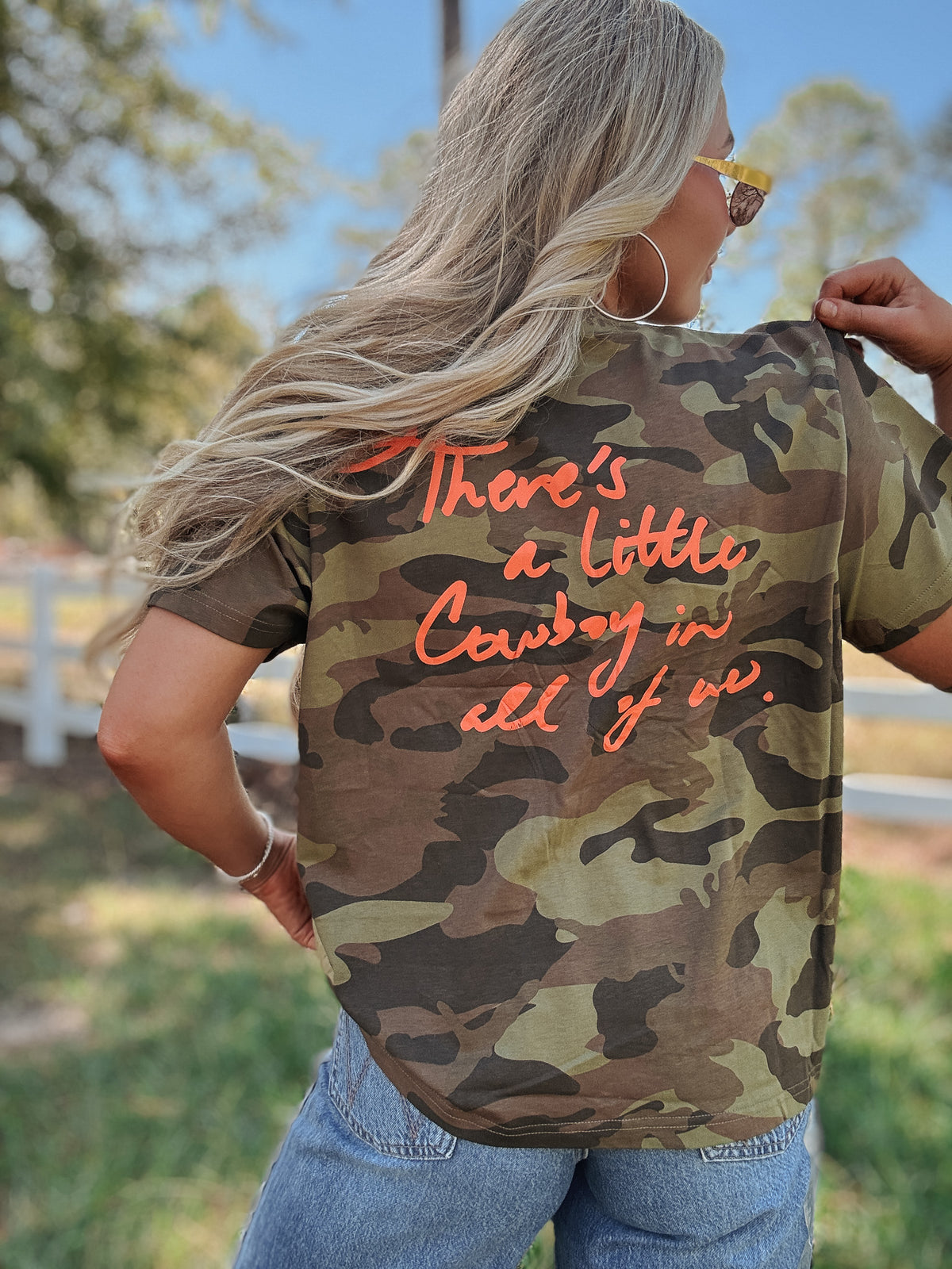Wrangler | Cowboy Camo Girlfriend Tee