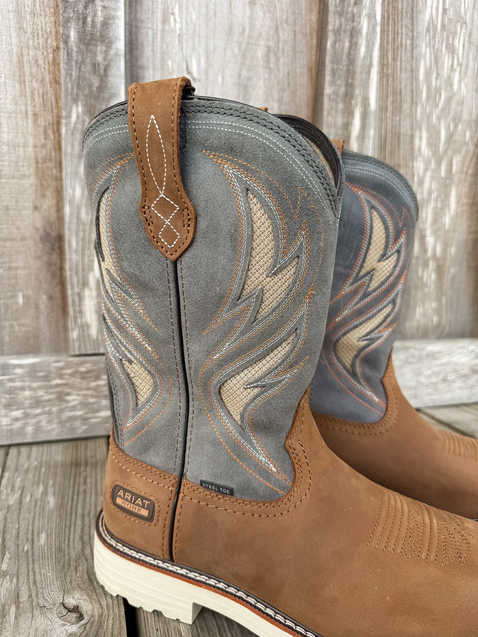 Men's Ariat Activator VentTEK Square Steel Toe Work Boots