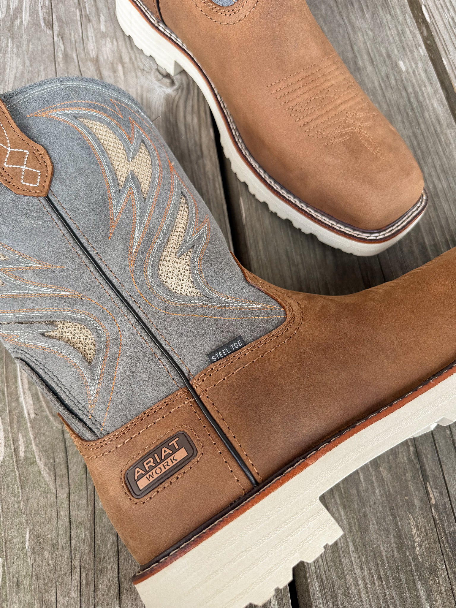 Men's Ariat Activator VentTEK Square Steel Toe Work Boots