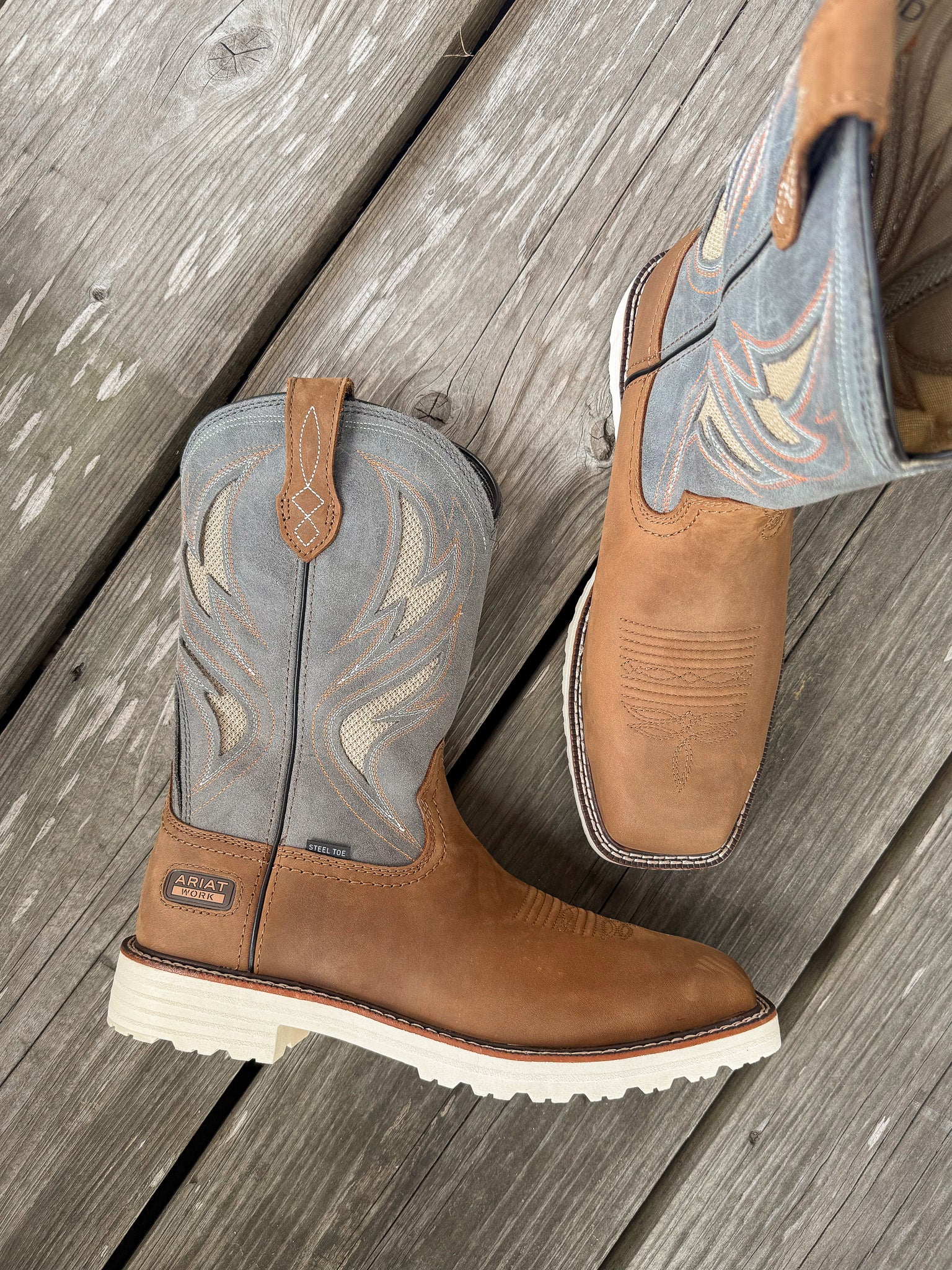 Men's Ariat Activator VentTEK Square Steel Toe Work Boots