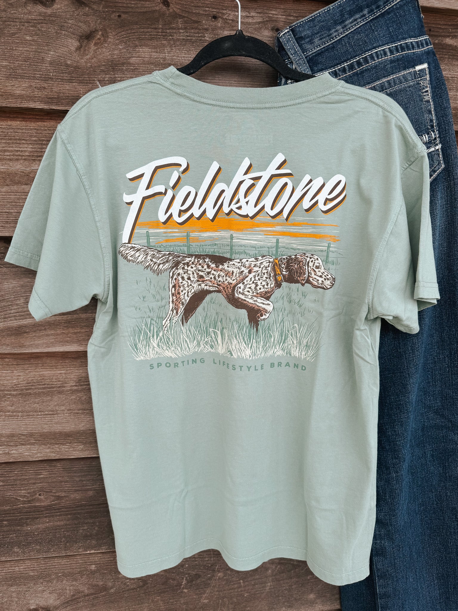 Fieldstone English Setter T-Shirt in Bay