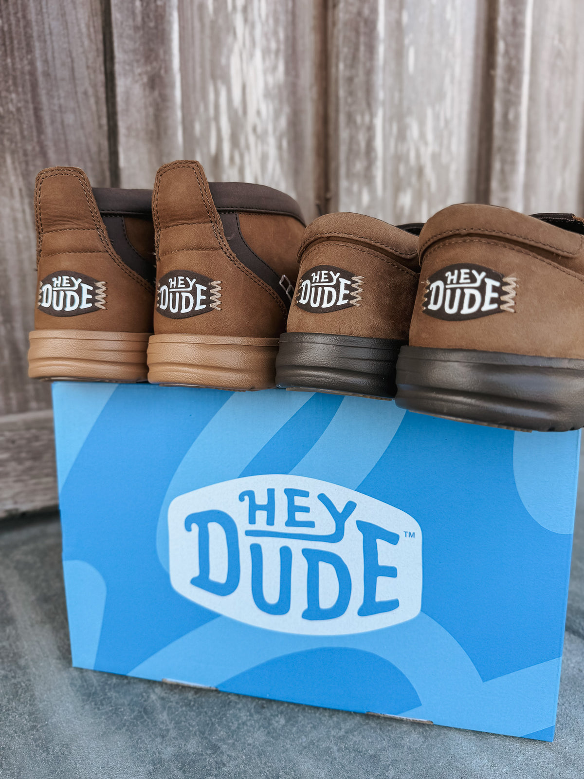 Hey Dude | Men's Wally Mid GripR Full Grain Leather