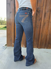 7 For All Mankind DOJO Slim Illusion Trouser Stretch Jeans | Loom | 34"