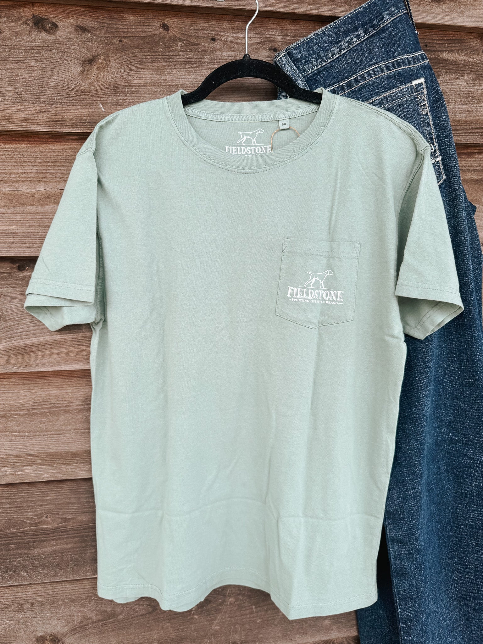 Fieldstone Dove Field T-Shirt in Bay