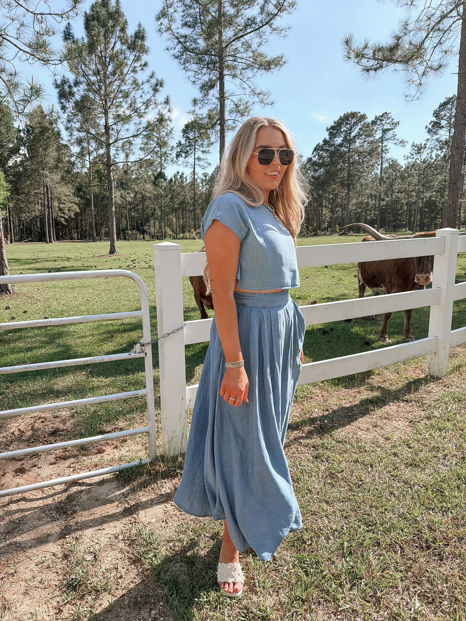 No Notes Needed Denim Set
