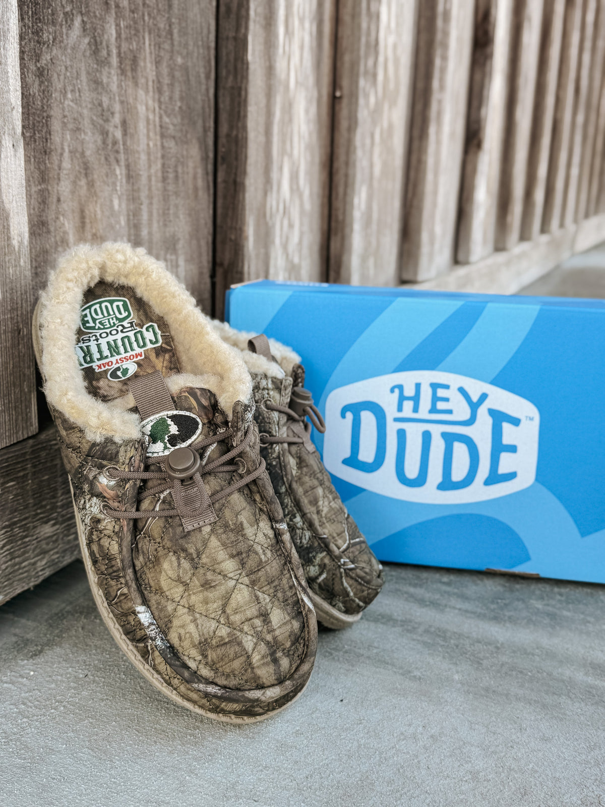 Men's Hey Dude Mossy Oak Country Roots Wally Camp Slip