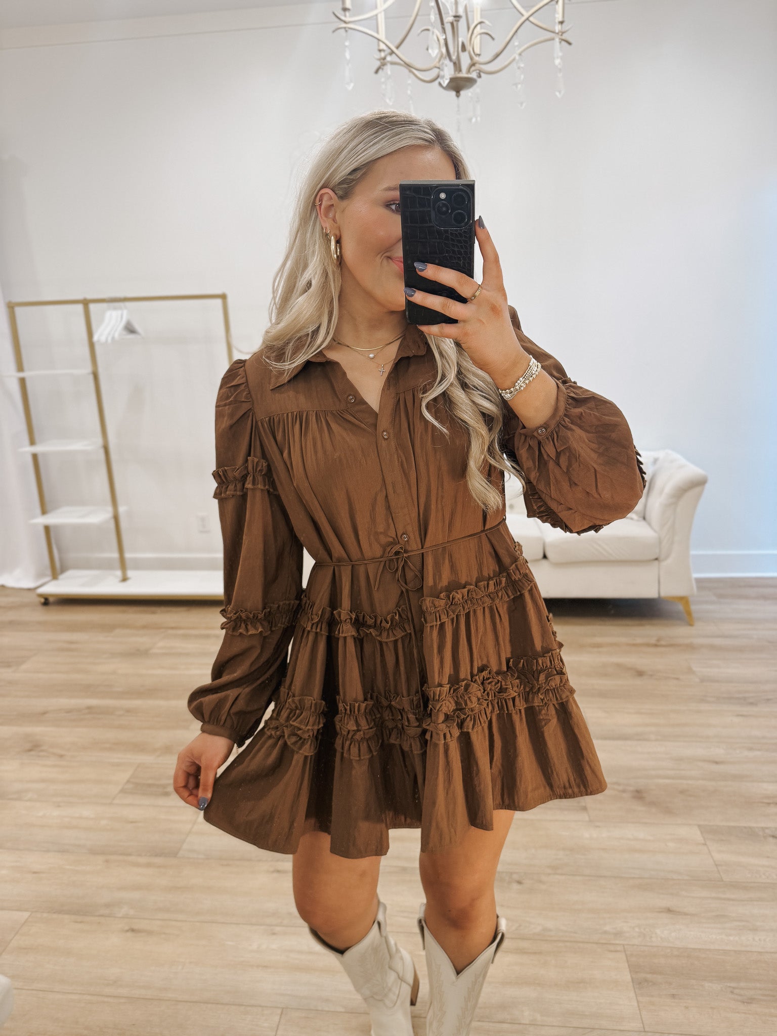 Need More Espresso Dress