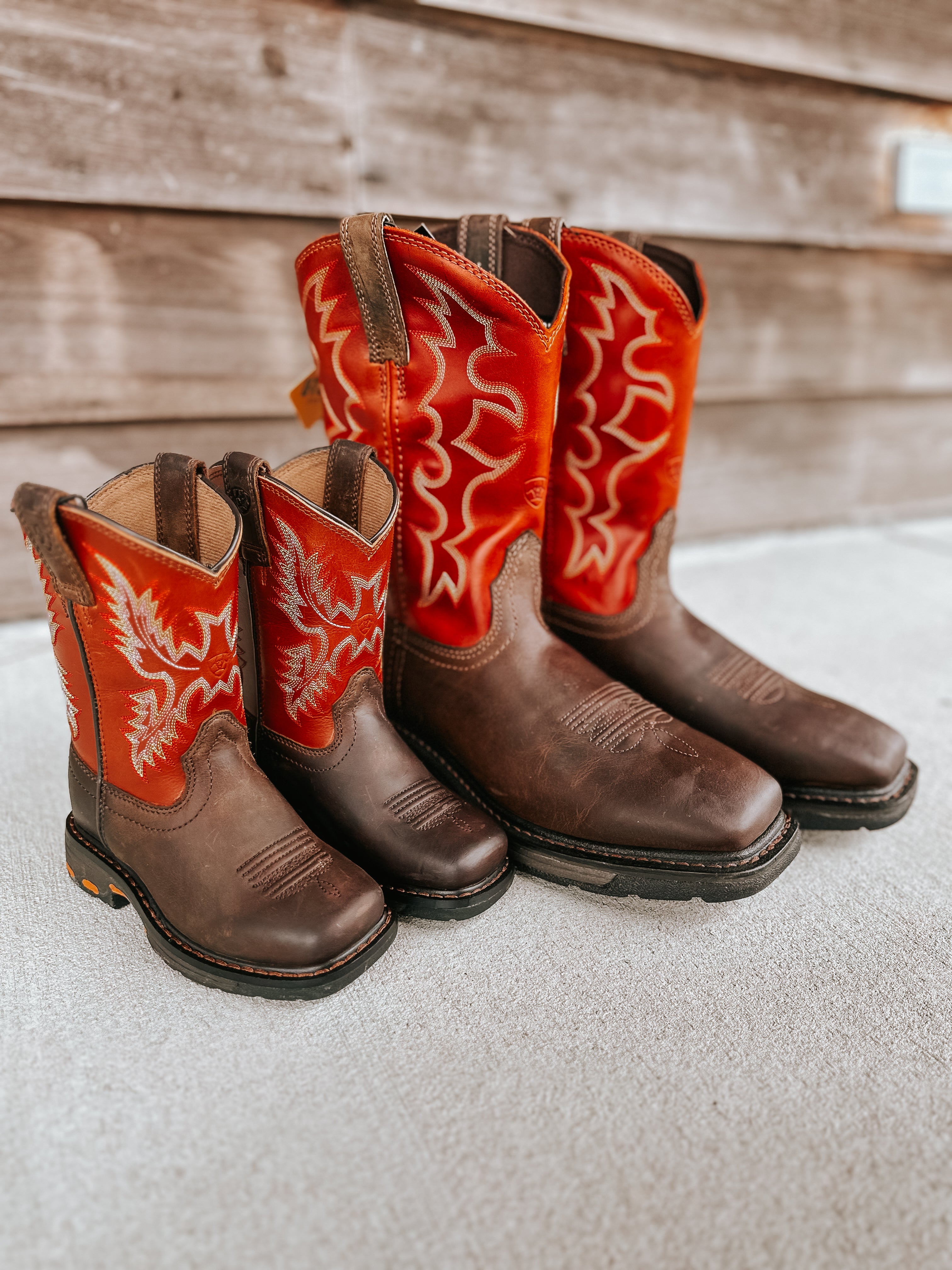 Youth Ariat WorkHog Wide Boots