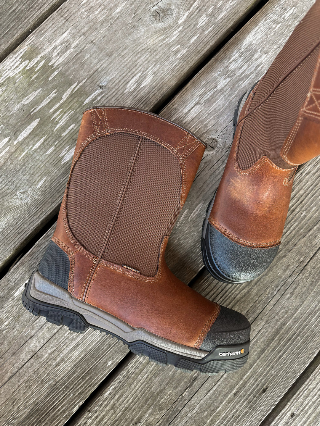 Carhartt Pull On Boots Men's Carhartt CMP1453 Welt Steel Toe Pull