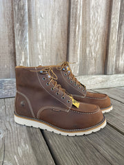 Carhartt 6” Waterproof Steel Toe Wedge Lace Up Work Boots